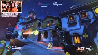 OVERWATCH BETA LIVE STREAM PREMIERE - BLIZZARD HQ!
