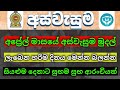අප්‍රේල් අස්වැසුම මුදල් දින කිහිපයකින් ගිණුම් වලට 😍❤️ | aswesuma news today | aswesuma april 2026