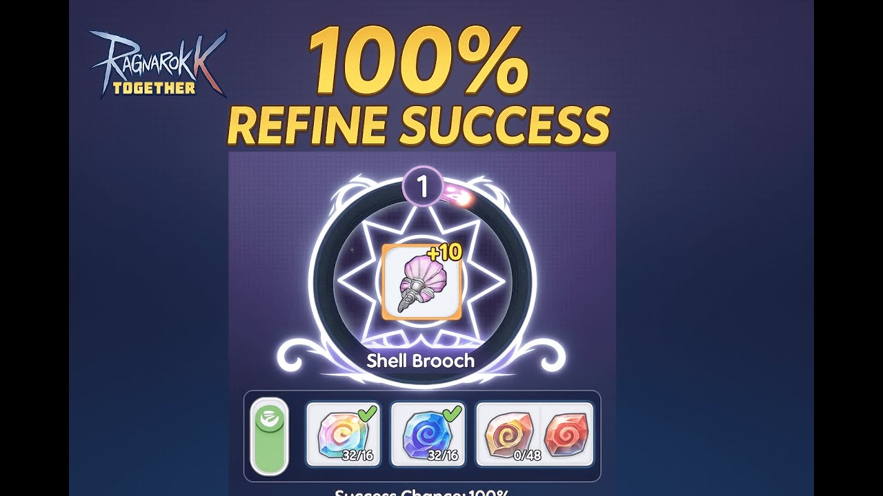 Ragnarok X: Guarantee 100% Refine Success , How it work? is this Bonus?  