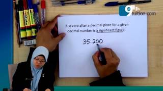 A zero after a decimal place or given decimal number is a significant figure