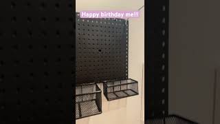 I got a peg board for my bday!!! #crochet #cute #pegboard #yarn #birthday #ideas #fyp #handmade