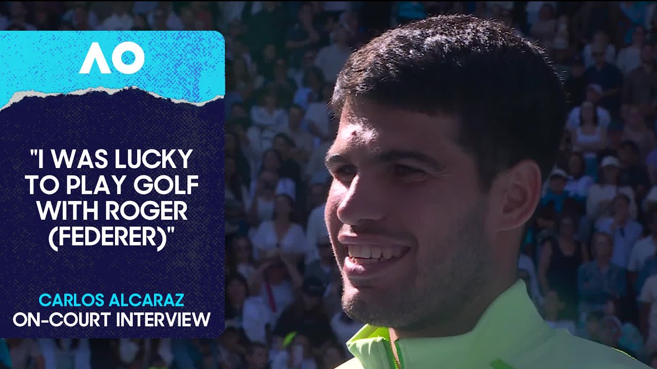 Carlos Alcaraz On-Court Interview | Australian Open 2026 Second Round