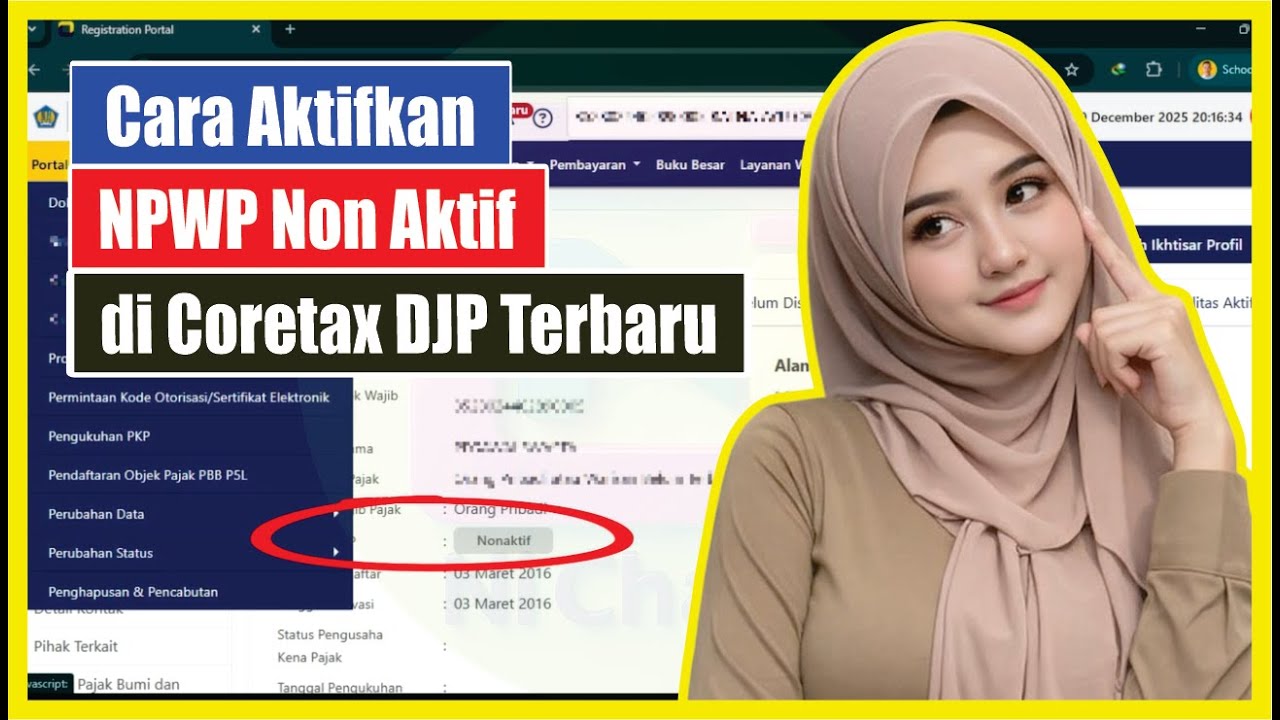 Cara Aktifkan NPWP Non Aktif di Coretax DJP Terbaru