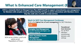 Streamlining Access to ECM: New ECM Referral Standards & Presumptive Authorization Guidance Webinar Wealth
