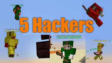 5 Hackers on Mineplex!!!