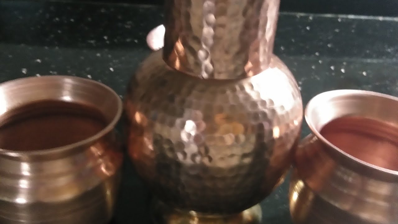 Howto easyclean inside copper bottles&vesselsరాగి వాటర్బోటిల్స్ లోపల