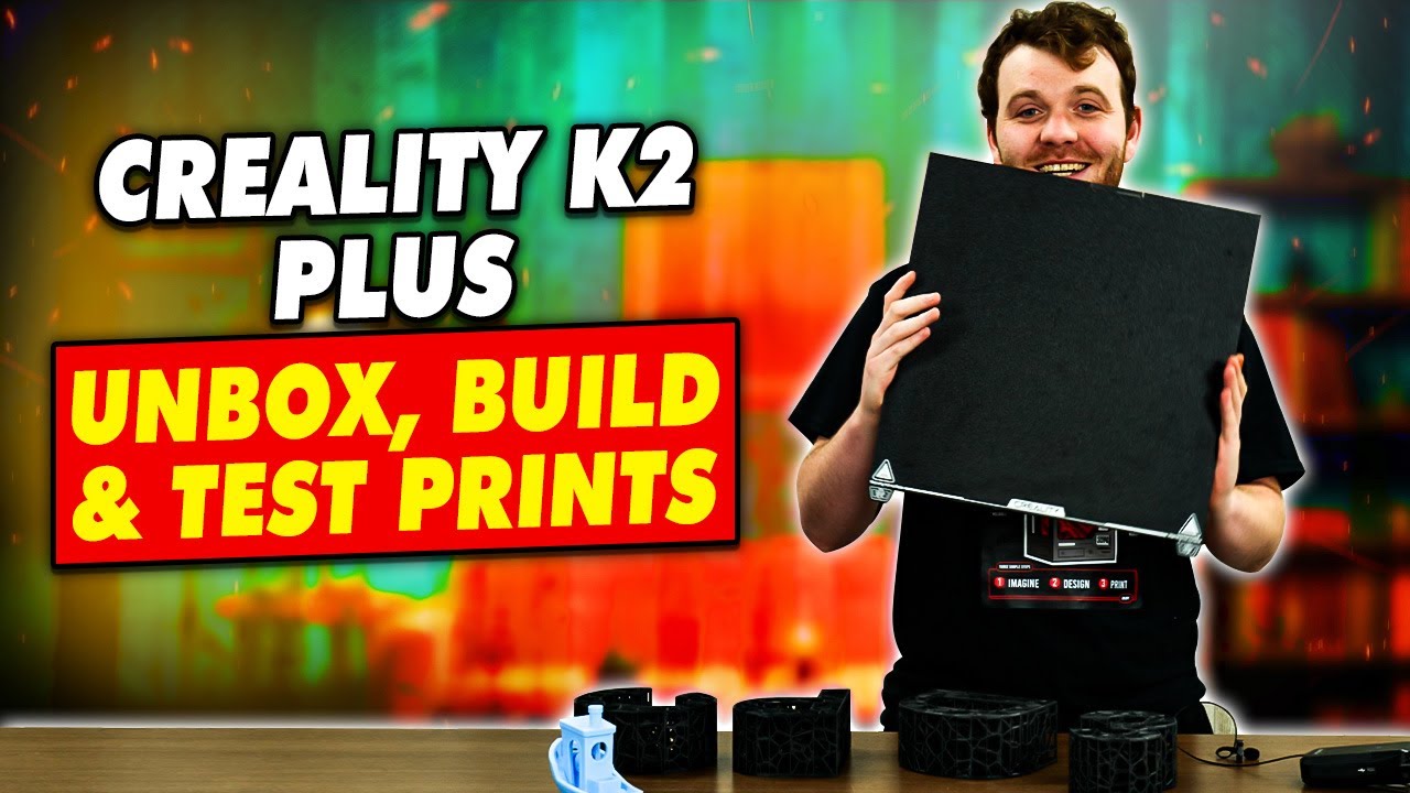 CREALITY K2 PLUS - UNBOX, BUILD & TEST PRINTS - YouTube