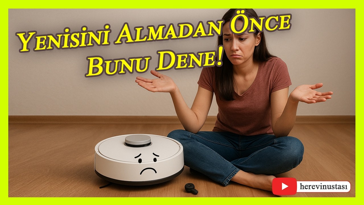 Roborock S7 Robot Süpürge Ön Teker Tamiri – İkiz Yapıştırıcı Kullanımı | Robot Vacuum Wheel Repair