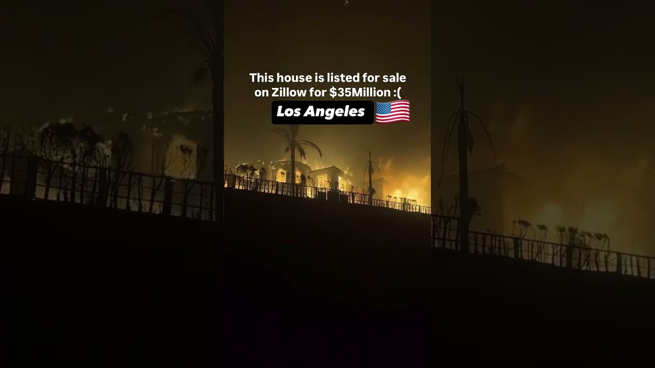 One of California's Most Luxurious Homes Goes Up in Flames! 