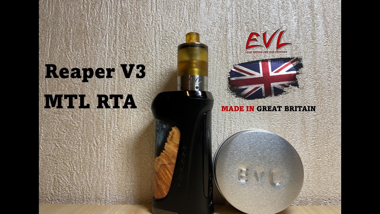 EVL Reaper V3 MTL RTA | My 1st British High End | How does it compare to  European High Ends