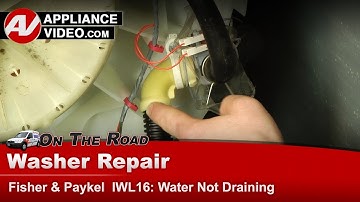 Fisher & Paykel Washer Repair - Not Draining Water - Diverter Valve - Diagnostic & Repair