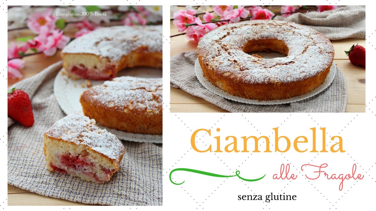 🍓Ciambella alle fragole senza glutine🍓