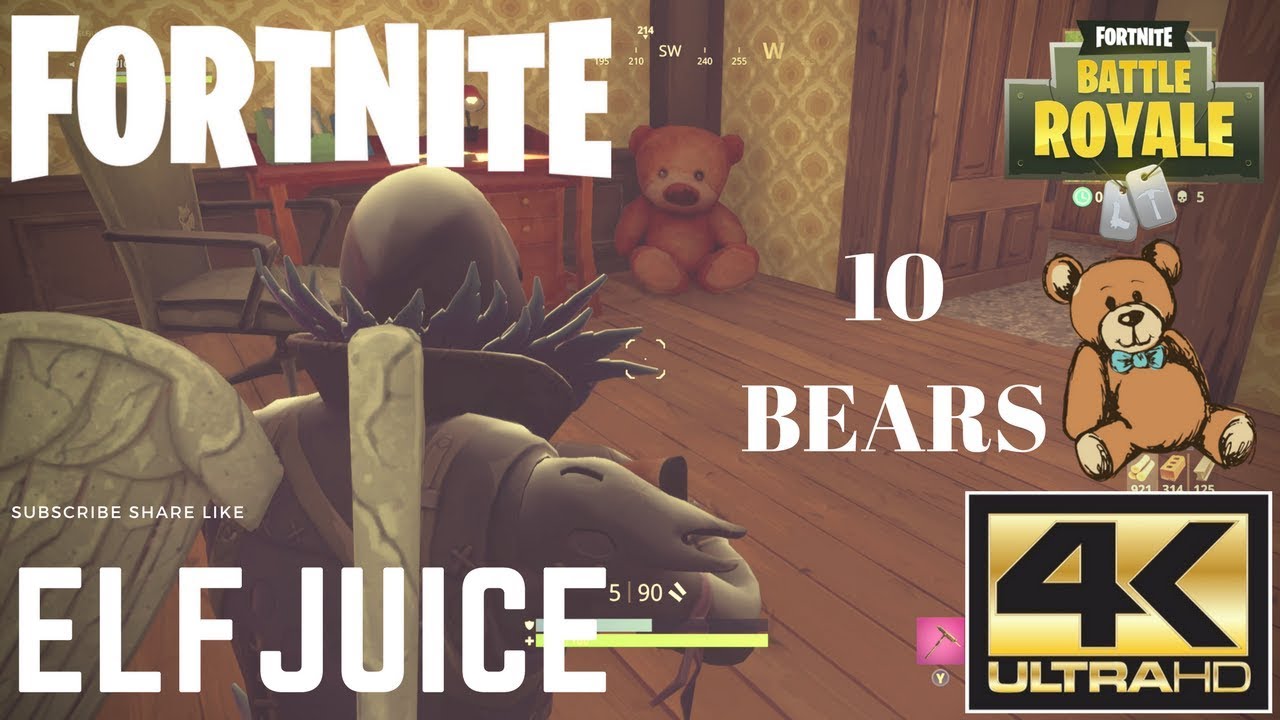 FORTNITE TEDDY BEAR LOCATIONS CHALLENGE? YouTube