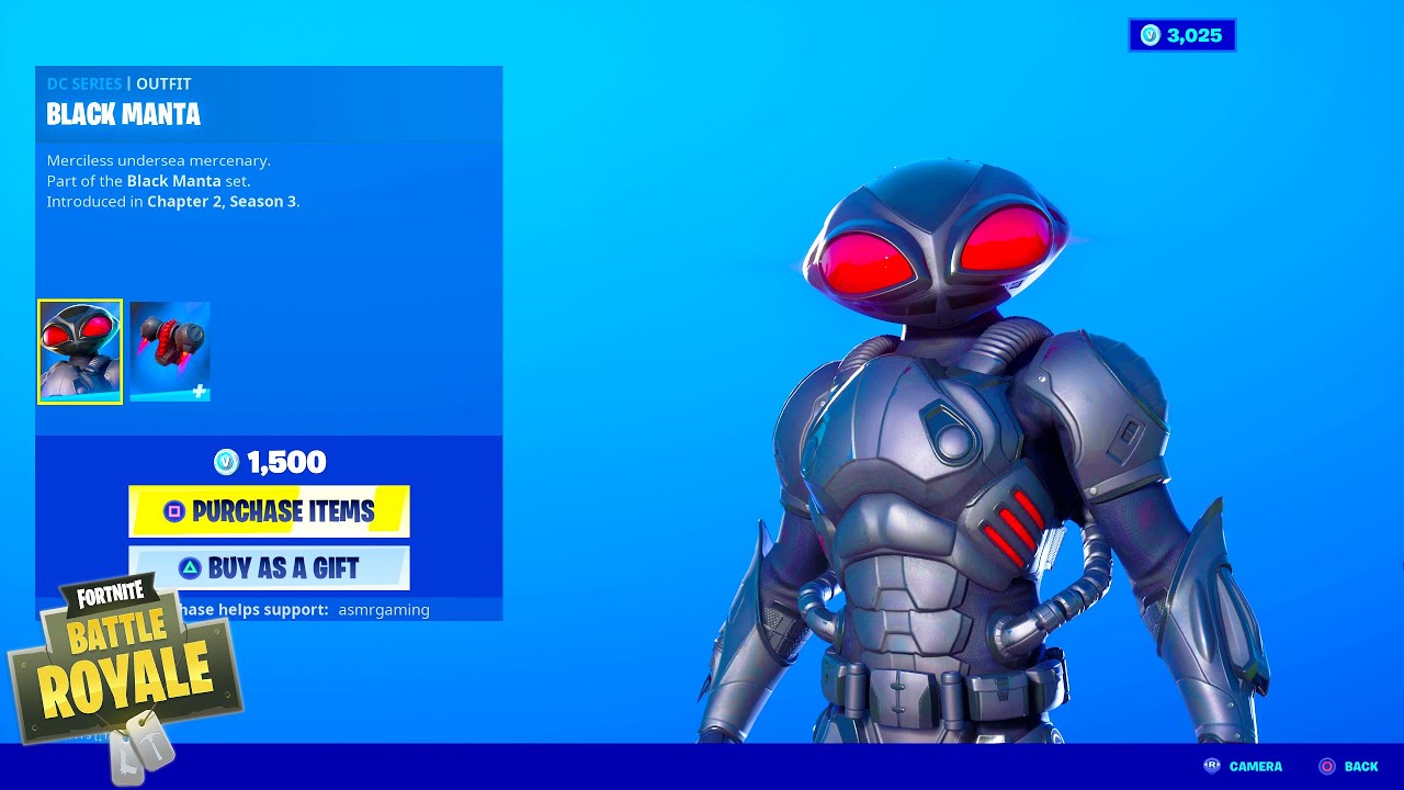 Fortnite NEW Black Manta Skin 🎮 Daily Item Shop Update