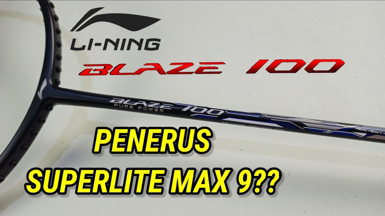 Akankah Menjadi Suksesor SM9?? Lining Blaze 100 YouTube