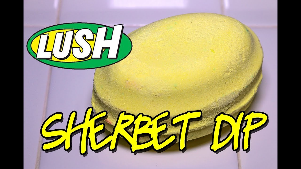LUSH - SHERBET DIP 🍋 Bath Bomb CHRISTMAS 2017 DEMO & REVIEW Underwater View