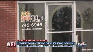 Company does background checks for school workers