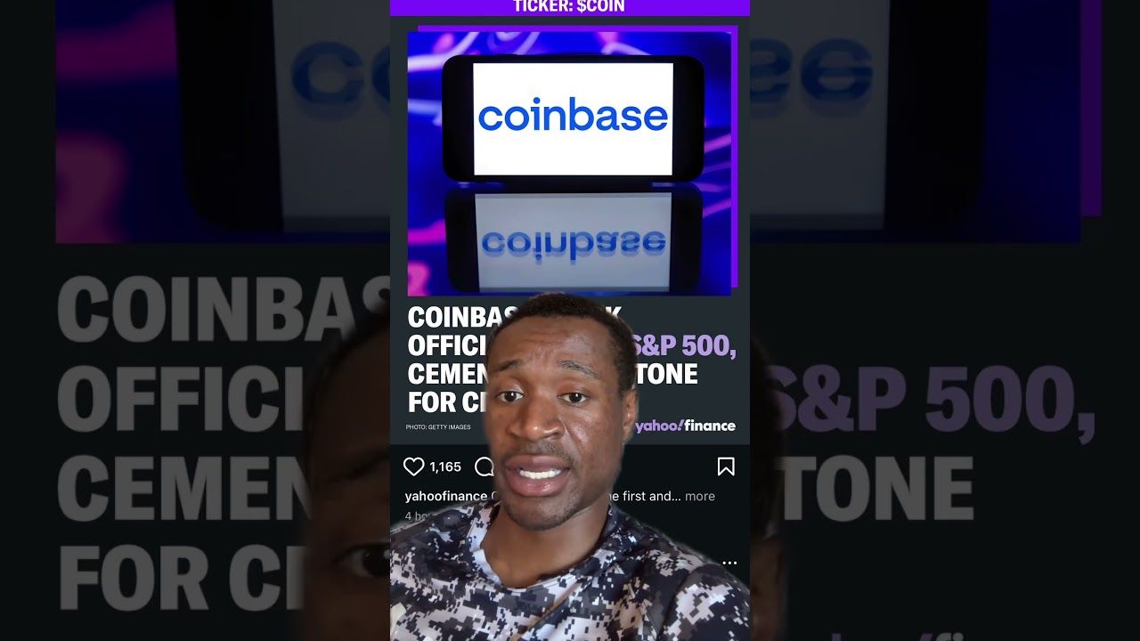 Coinbase joins the S&P 500‼️💯🔥