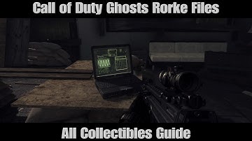 Call of Duty Ghosts PS5 Collectibles Walkthrough All Rorke Files