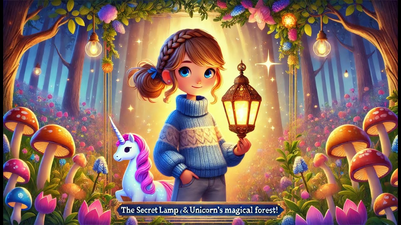 The Secret Lamp and Unicorn’s Magical Forest Bedtime Stories for