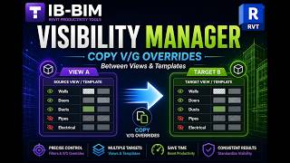 Visibility Manager | Copy V/G Overrides & Filters Between Revit Views & Templates
