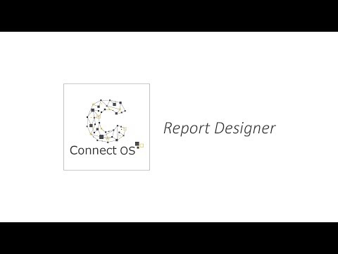 ConnectOS Systemeinstellung Report Designer