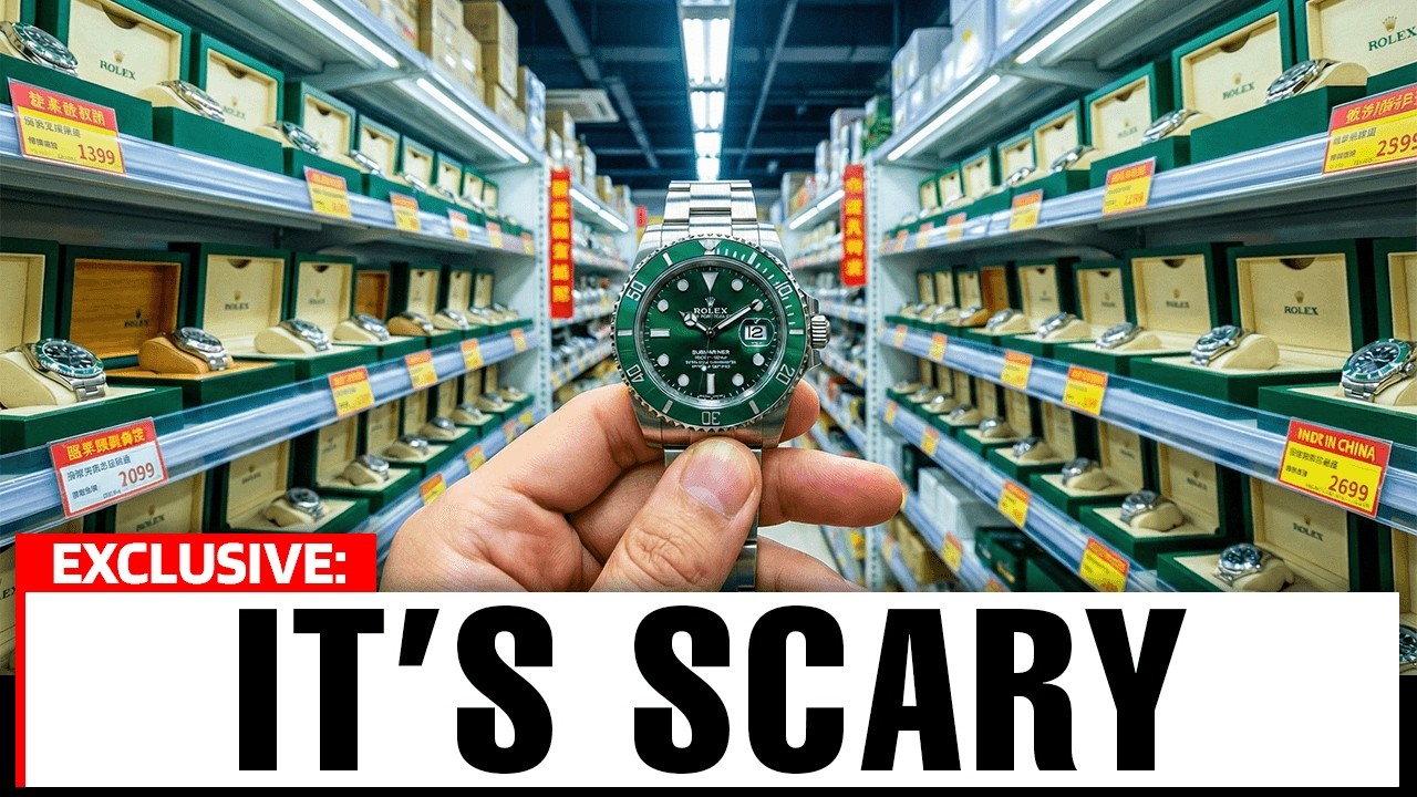 Inside The Worlds LARGEST Fake Rolex Market In China