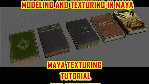 maya texturing tutorial for beginners|Low poly easy book modeling and texturing in Maya | method 2