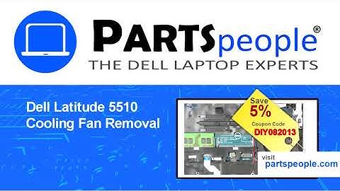 Dell Latitude 5510 (P80F002) Cooling Fan How-To Video Tutorial