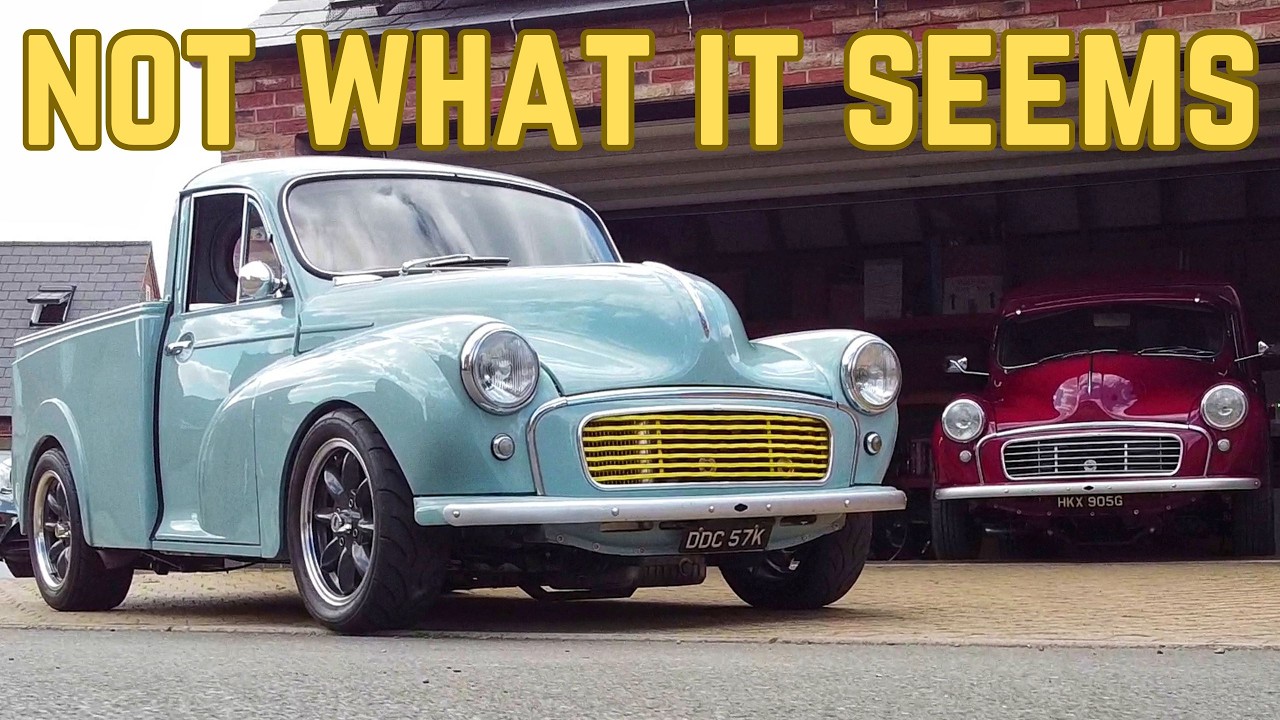 This Morris Minor Looks Stock… Until You Drive the Blue One