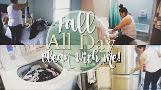 ULTIMATE CLEAN WITH ME FALL 2018 / ALL DAY CLEANING ROUTINE / CLEANING MOTIVATION
