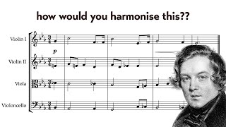 how to harmonise a melody like a romantic composer