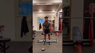 cardio super set workout (all set 20 counts) fat loss journey 🧿✨