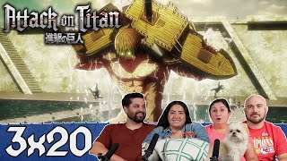Attack on Titan 3x20 Group Reaction | 