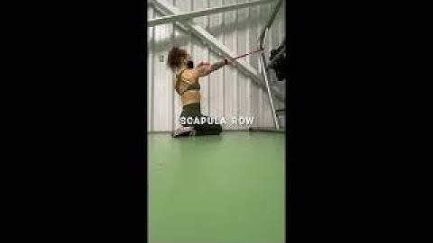 SCAPULA ROW | LOWER TRAP ACTIVATION | SCAPULA RETRACTION | WINGED SCAPULA
