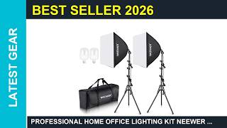 Professional Home Office Lighting Kit NEEWER 700W Equivalent Softbox Lighting Kit 2Pack Guide