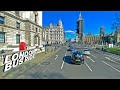 LONDON Bus Ride 🇬🇧 -Route 148 - Journey to South London ⬇️ from Shepherds Bush crossing River Thames