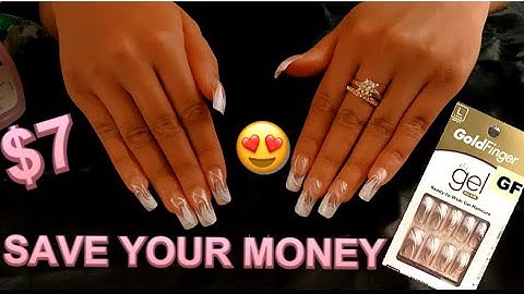 HOW I MAKE MY $7 PRESS ON NAILS LOOK NATURAL & LAST 3 WEEKS ‼️