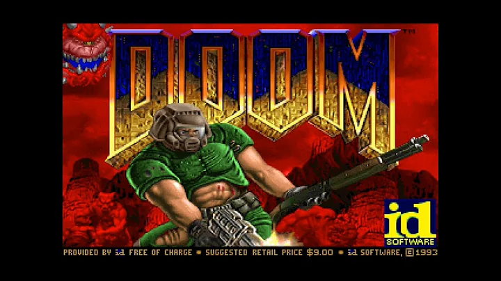 Playing at DOOM (1993) for the first time on DOSBox 0.74-3 (MS-DOS 5.0)