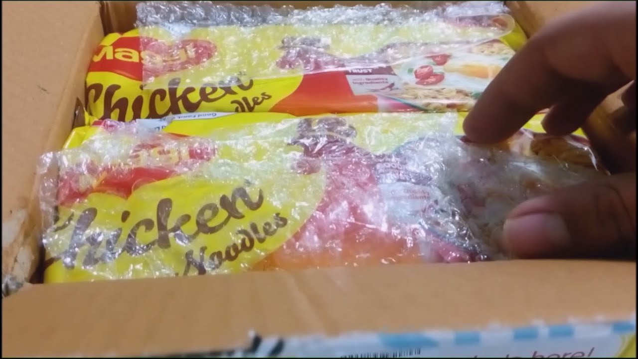 Maggi chicken noodles UNBOXING