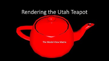 OpenGL Lighting Demo - The Model-View Matrix