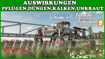 [GER]🚜EINFLUSS & AUSWIRKUNG von PFLÜGEN DÜNGEN UNKRAUT KALKEN🔥Ps4 Ls19-Fs19🔴HD👀