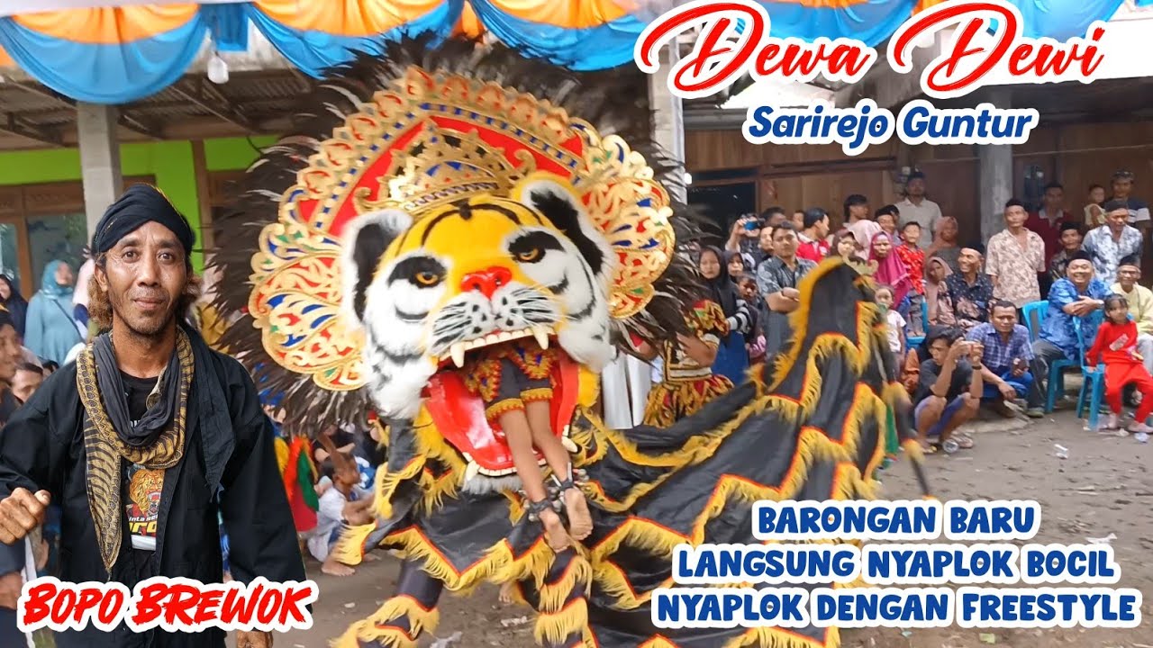 Barongan Baru Langsung Nyaplok Bocil. Dewa Dewi Al Huda Di Gendol Sarirejo Guntur