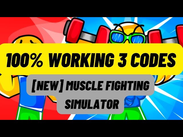 NEW] Muscle Fighting Simulator Codes Wiki 2023 October