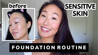 Easy &amp; Simple Everyday Makeup Routine/GRWM (FOR Sensitive Skin)