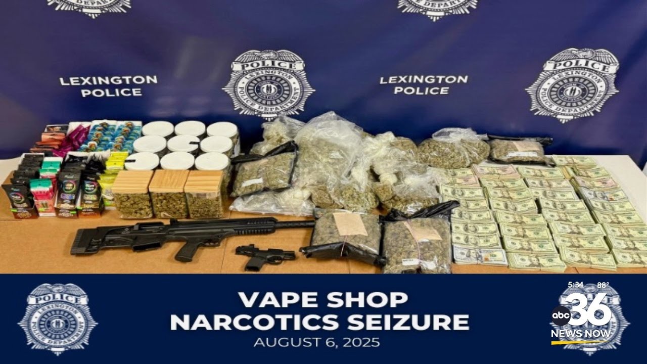 Lexington police seize 600 pounds of marijuana - YouTube