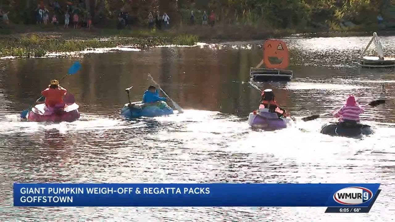 Thousands attend Giant Pumpkin Weigh-Off and Regatta in Goffstown