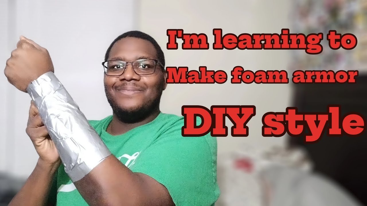 Daily Vlog: Making foam armor ( noob edition) 