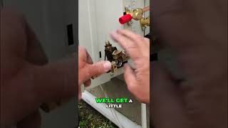 AC UNIT SMOKING? It's a MISSING VALVE CAP! #shorts