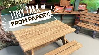 I’m Building a Tiny Park from Paper